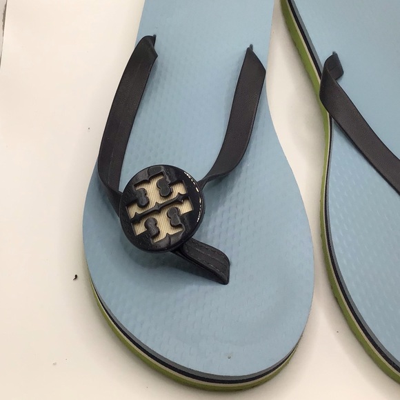 Tory Burch Blue Sandels in Large - Picture 3 of 4